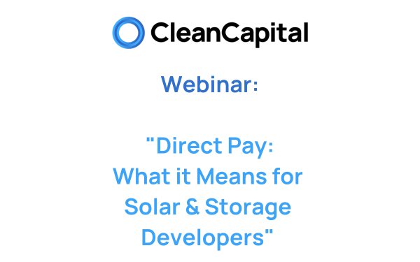 Direct Pay: What it Means for Solar & Storage Developers